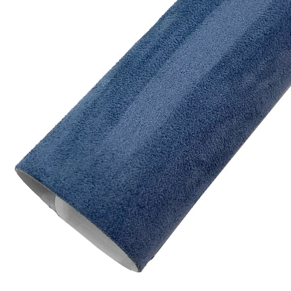 Suede Car Interior Vinyl Wrap — Self-Adhesive Door &amp; Trim Film