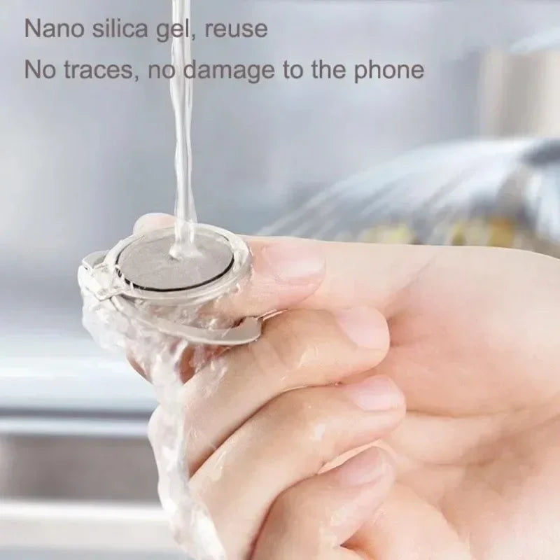 Mobile Phone Socket Holder Telephone Magnetic Car Bracket Stand Finger Ring