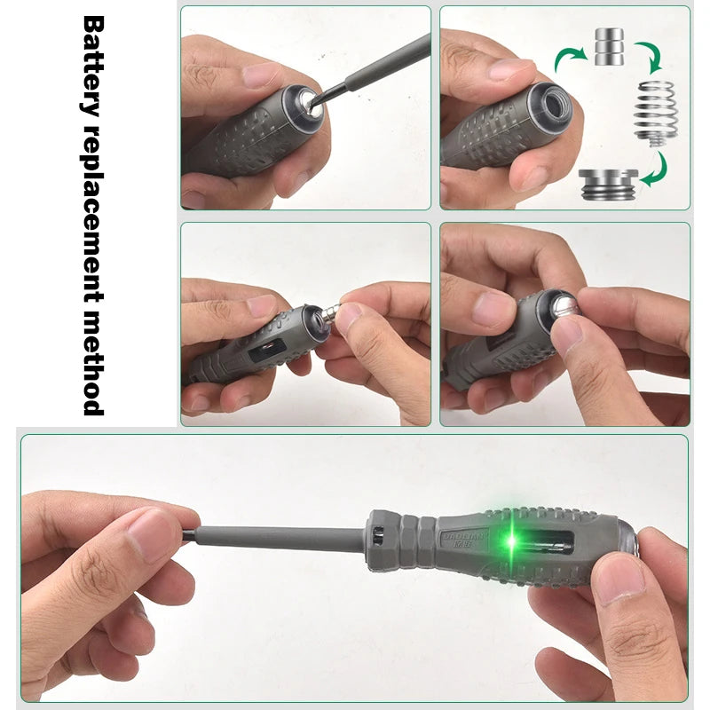 Electric Pen Slotting Phillips Screwdriver Neon Bubble Indication Power Test Tool Insulated Electrical Tools Voltage Tester