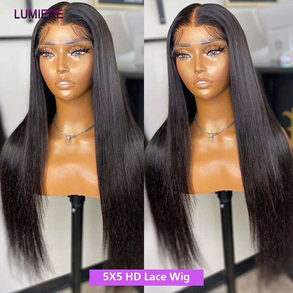32 Inch 18A Bone Straight Human Hair Bundles 3/4 Bundles Hair 100% Raw Human Hair Bundles Deal Brazilian Virgin Hair Extensions