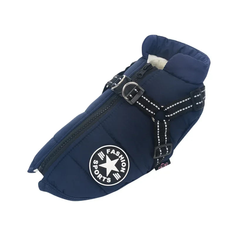 Dog Jacket Vest with Built-In Harness - Warm Winter Coat for Small Dogs - photo 13