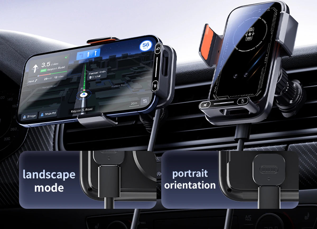 Magnetic Phone Mount with Wireless Charging for Ford F-150 Raptor 2019–2020
