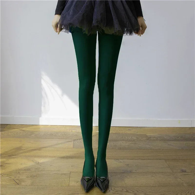 Women's Stretch Tights in Many Colors, One Size