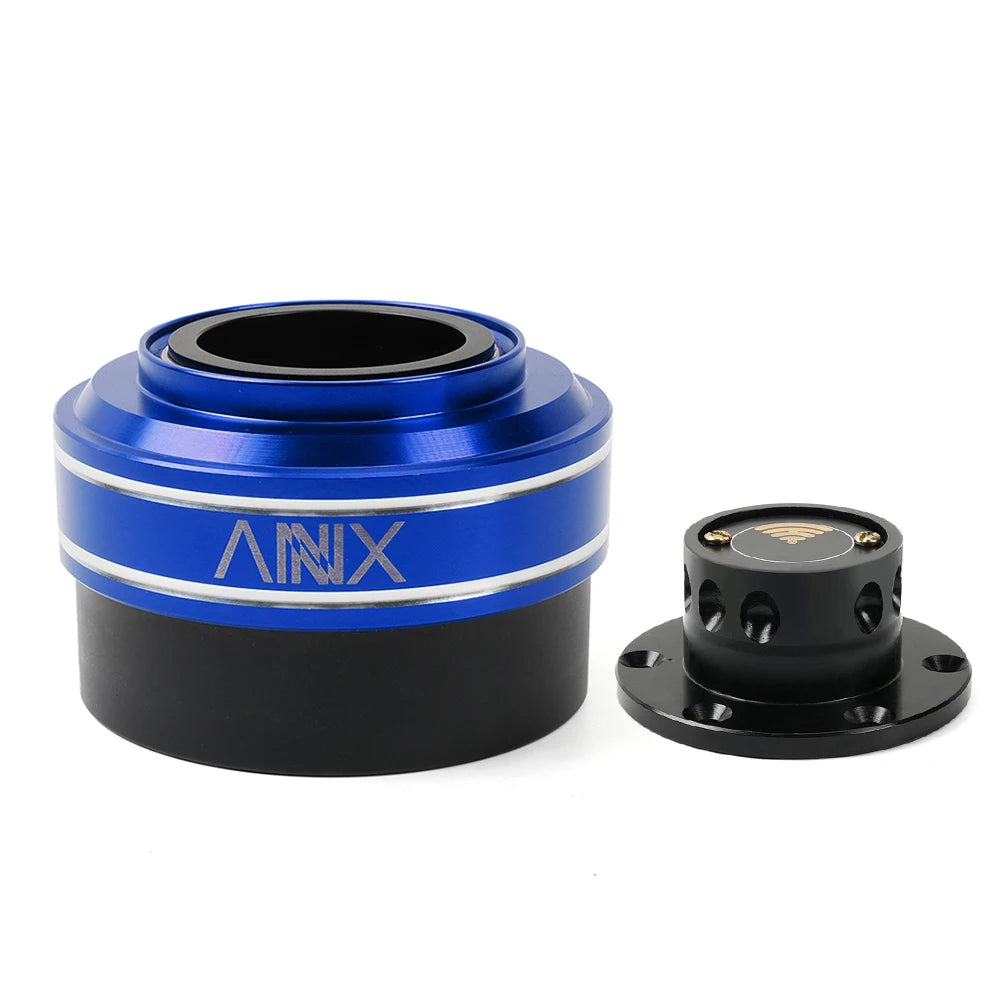 MUGE-New 6 Hole Racing Simulator Game Steering Wheel Quick Release Hub Adapter 70MM For MOZA Simagic M10 A/Mini Euro Truck QR040