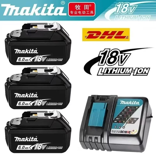 MMAlto Makita 18V LXT Replacement Li-Ion Battery – BL1860 BL1850 BL1840 BL1830 BL1815 | 3.0Ah 5.0Ah 6.0Ah | Sony Cells | LED Indicator