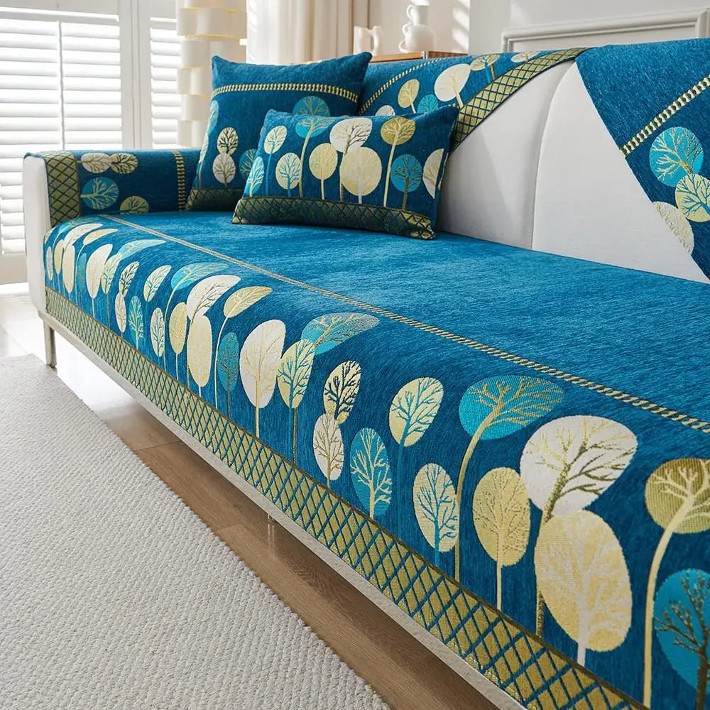 1pcs Chenier Sofa Cover Four Season Universal High-end Anti-skid Seat Mat Nordic Minimalist Modern Backrest Cushion Cloth
