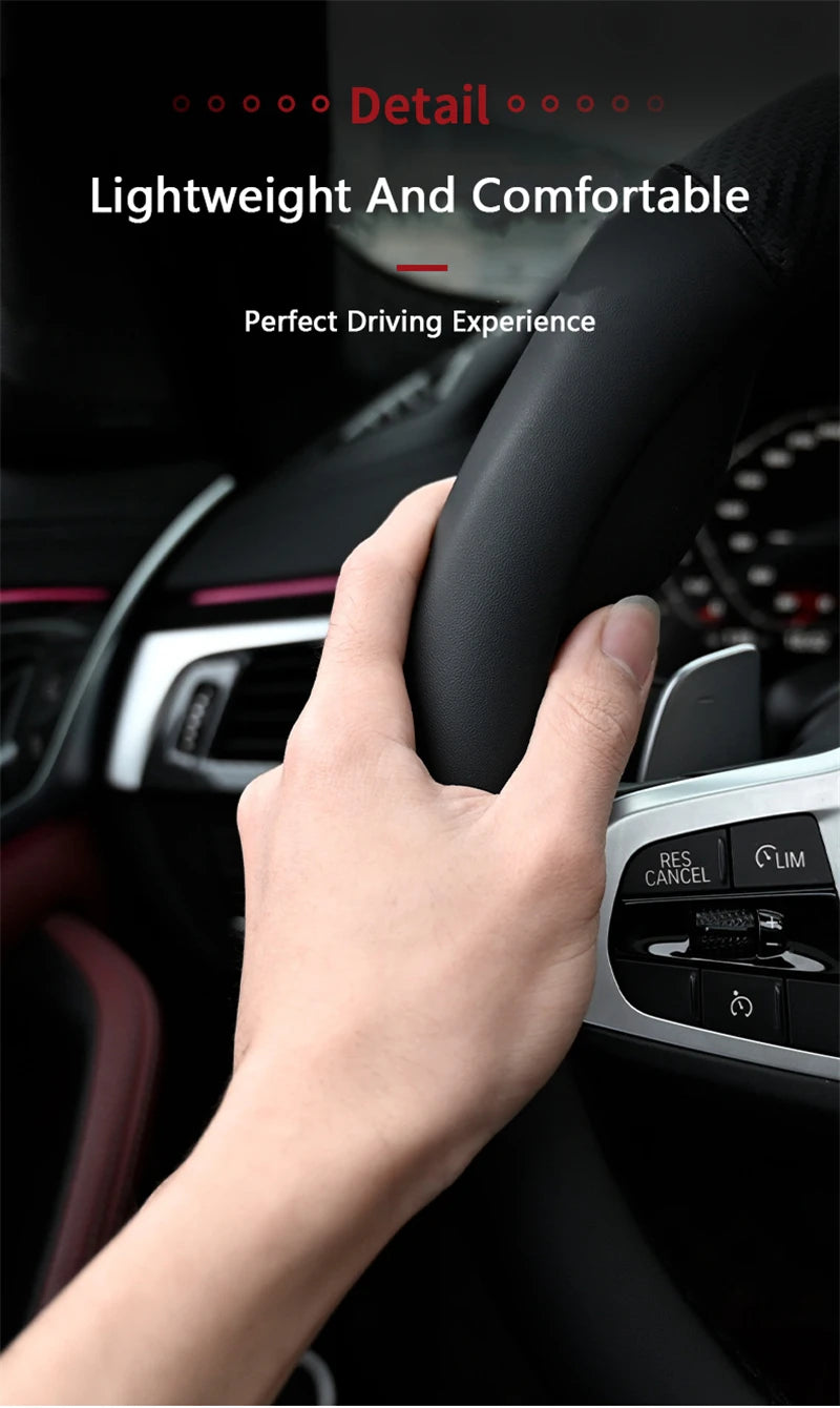 For Chevrolet Aveo Bolt Onix Cruze Spark Cavalier Colorado Lacetti Trailblazer Silverado Tahoe Traverse Car Steering Wheel Cover