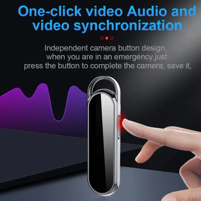 1080P Wearable Video & Voice Recorder — Portable DV Dictaphone