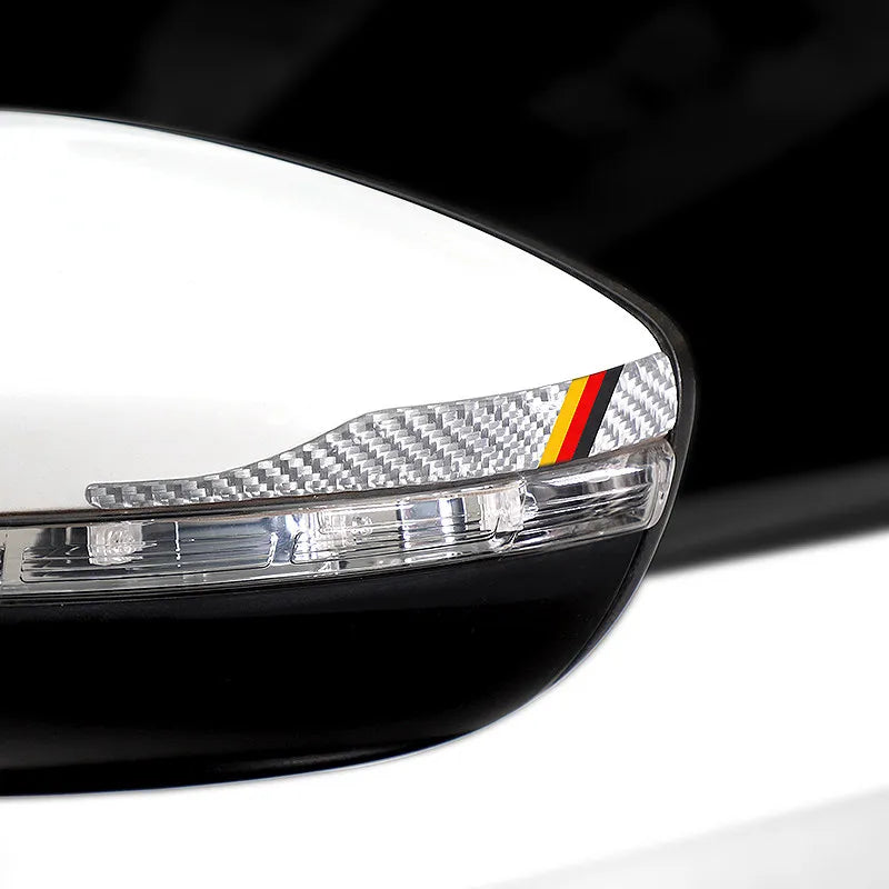 Rearview Mirror Anti-Collision Scratch Strips Car Decorative Reflective Protective Covers Compatible with Most Models