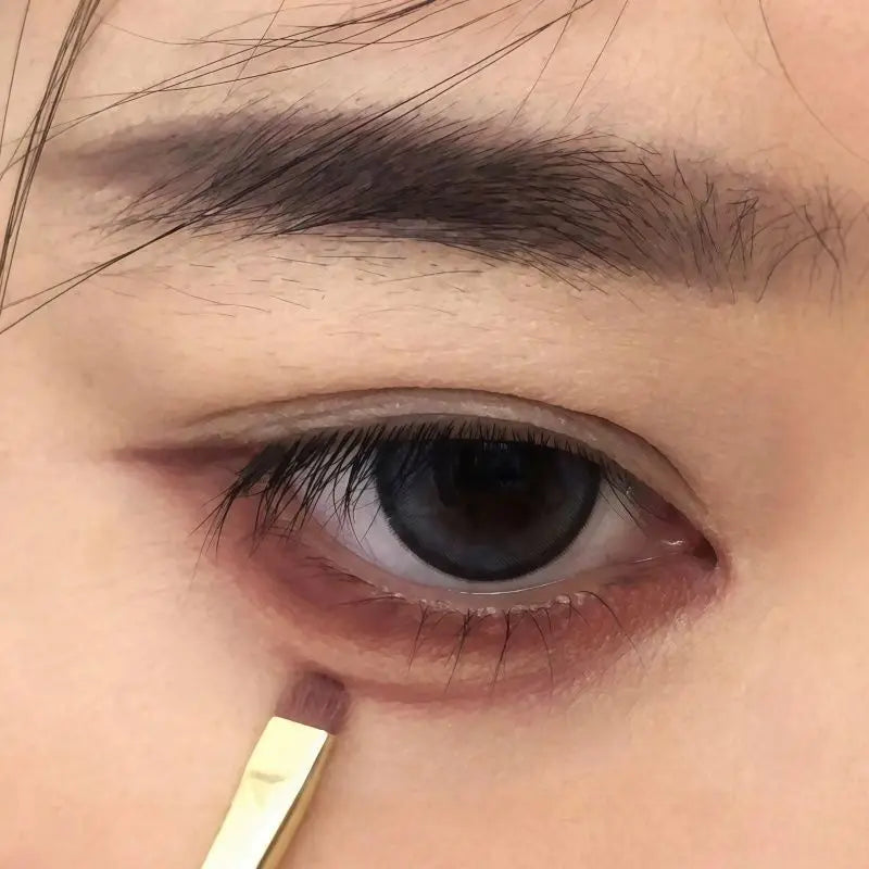 Red Brown Monochrome Eyeliner Eyeshadow Powder Palette Silky Matte Chocolate Lying Silkworm Eyeliner Waterproof Aegyo-sal Makeup