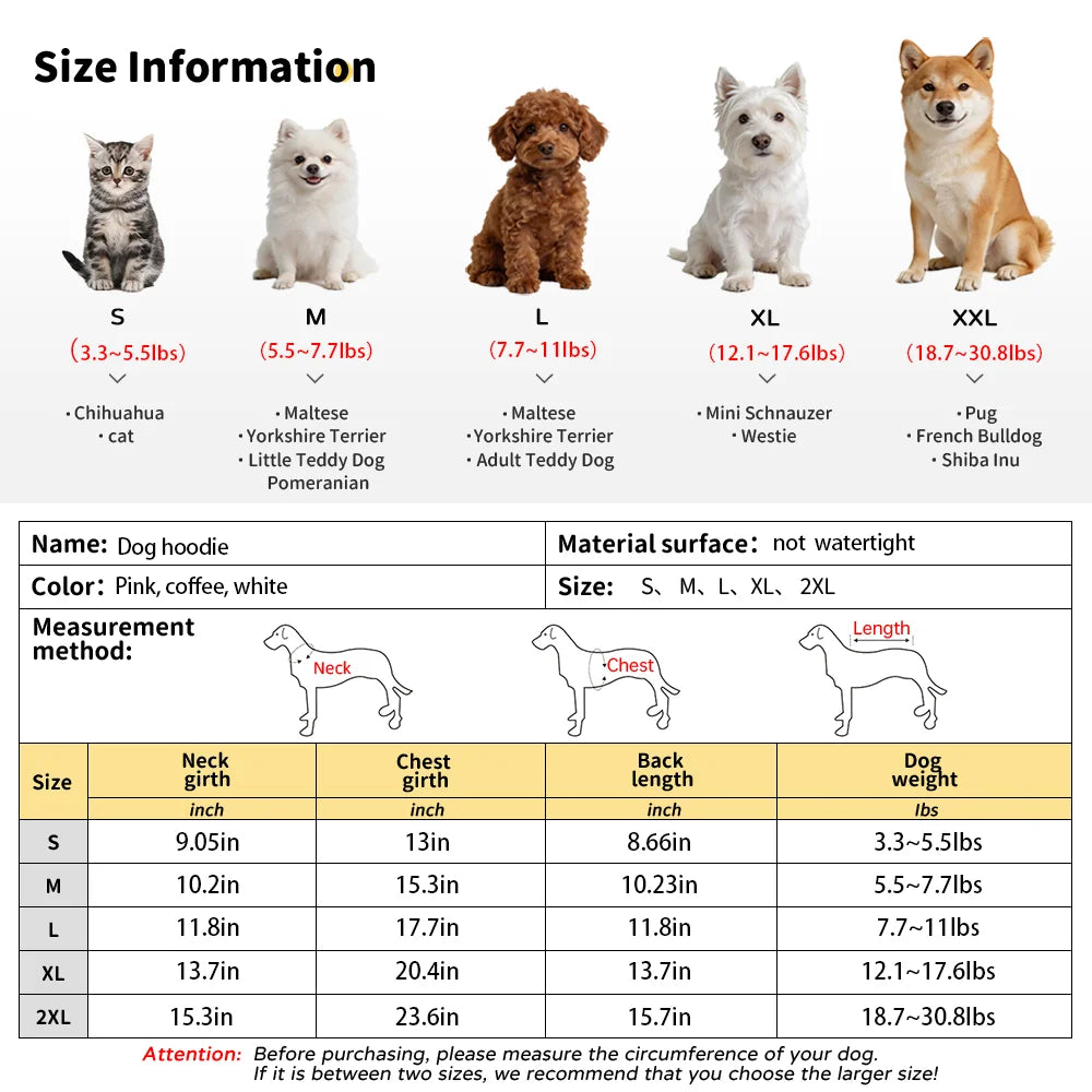 Winter Dog Hoodie Jacket - Warm Coat for French Bulldogs & Pugs - photo 2
