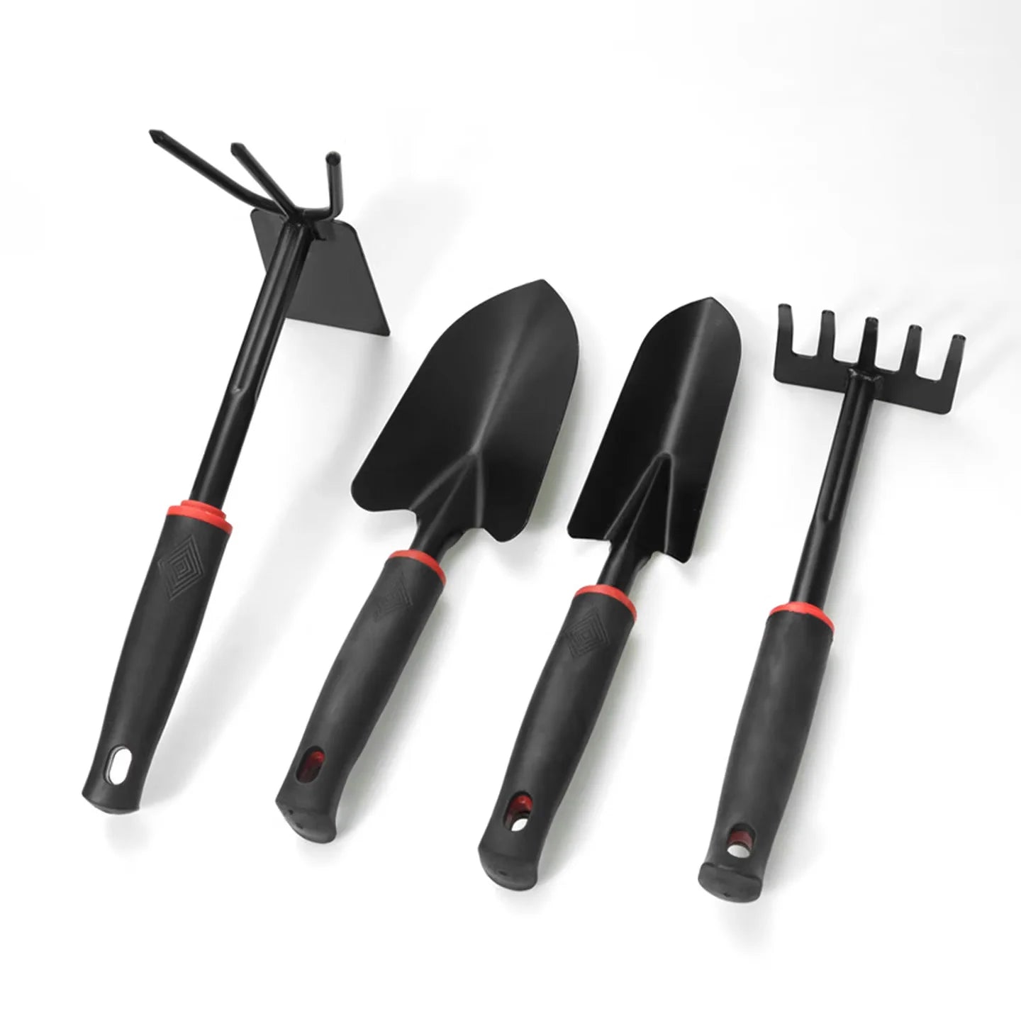 2 In 1 Heavy Duty Hoe Shovel Set Garden Tools for Digging Weeding Loosening Soil Ideal for Balcony Planting Vegetable Flower Gar
