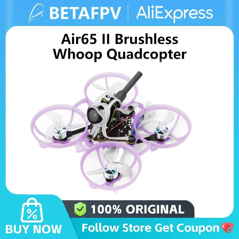 BETAFPV Air65 II Matrix FC 5in1 V2 Brushless Whoop Quadcopter For LAVA 1S II 320mAh Battery/Champion/Racing/Freestyle Drone NEW