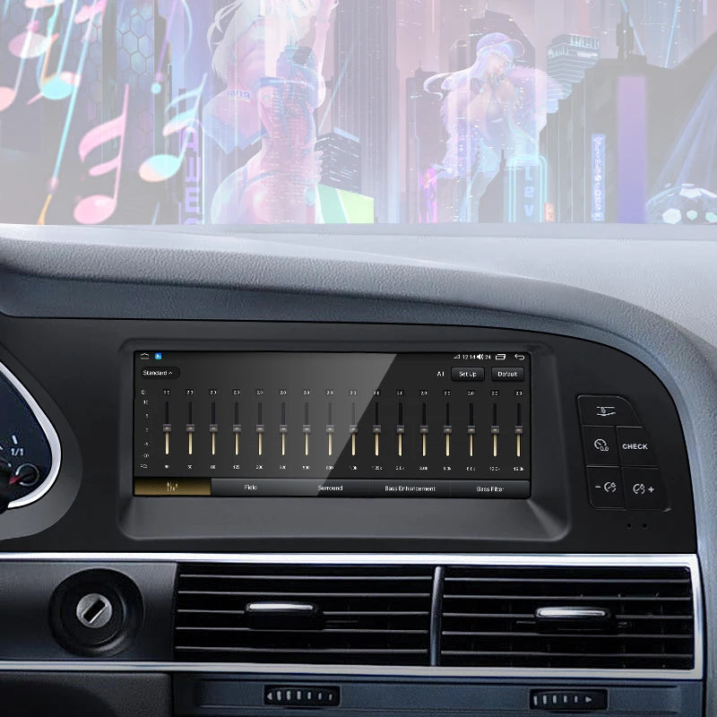 8.8" Wireless CarPlay & Android Auto Display Screen, Compatible with Audi A6 C6 (2005-2011)