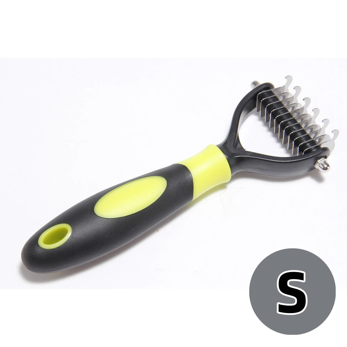 Pet Hair Remover Grooming Brush - Dog & Cat Deshedding Comb - photo 12