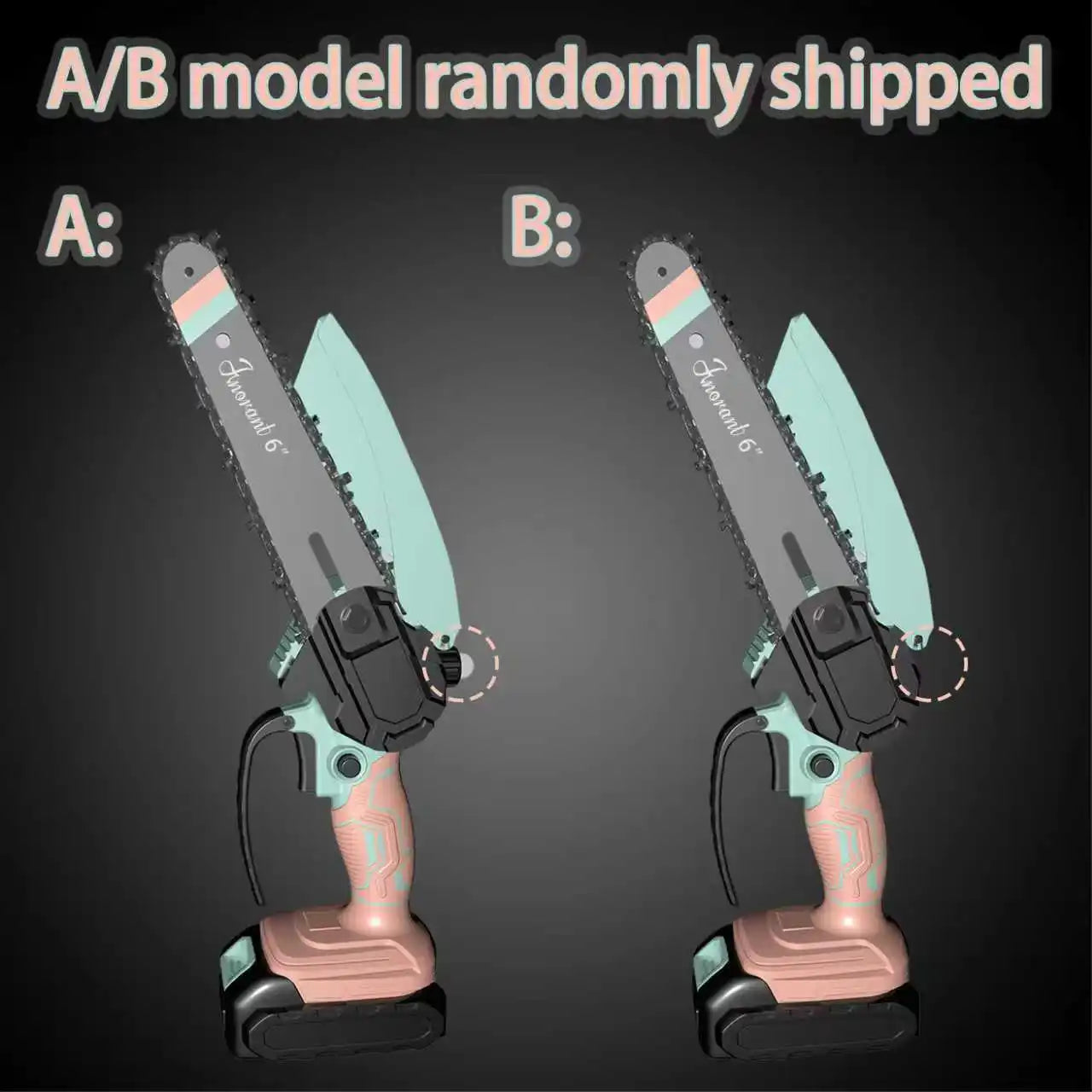 Mini Cordless Electric Chainsaw – 2 Batteries Included | Handheld Portable Saw for Tree & Wood Cutting