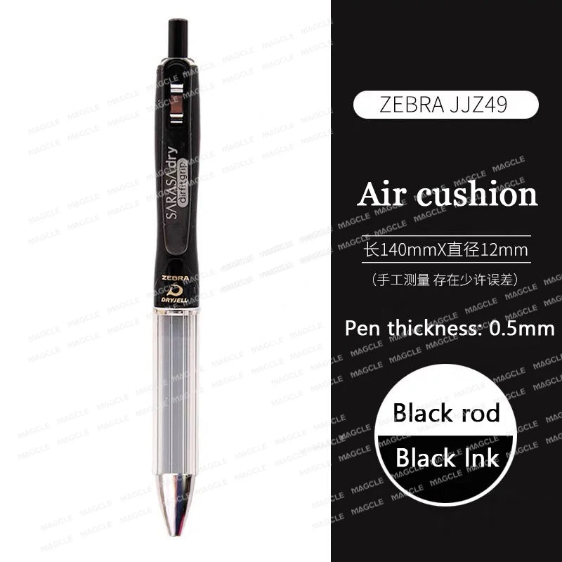 Zebra Japan SARASA Quick-Drying Neutral Pen JJZ49 0.4 Girfit Grip 0.5mm Signing Stylo Back to school aesthetic supplies statione