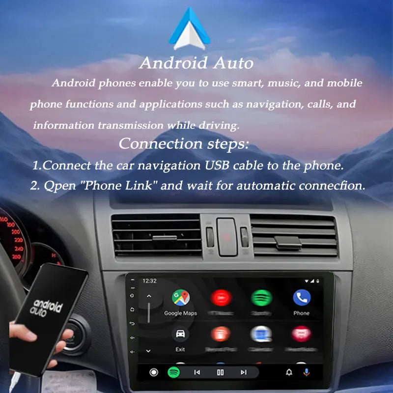 Car Stereo with Apple CarPlay & Android Auto, Compatible with VW Polo 5 (2011-2016)