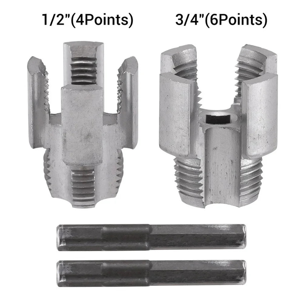 PPR Pipe Threading Tools 1/2" and 3/4" Internal and External Tap and Die Thread Cutter with Extension