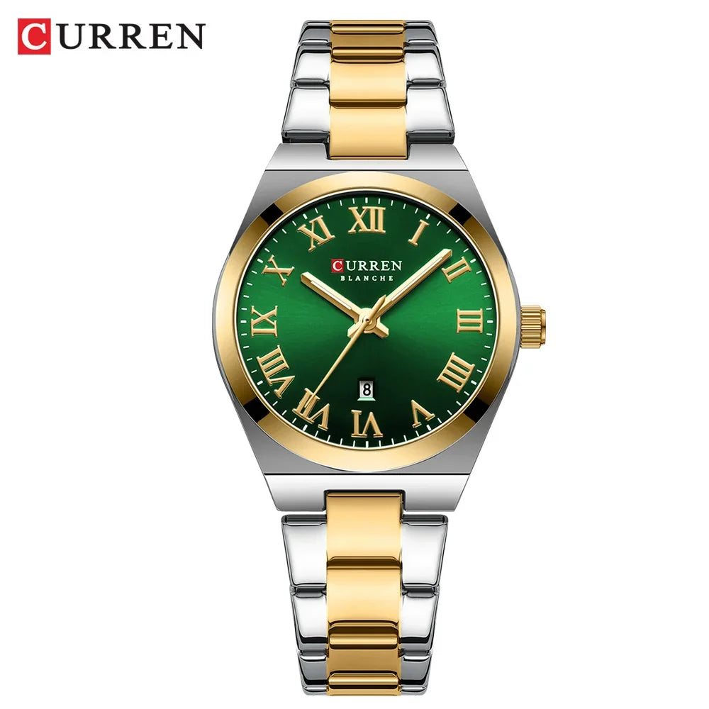 Stylish Waterproof Women’s Stainless Steel Bracelet Watch