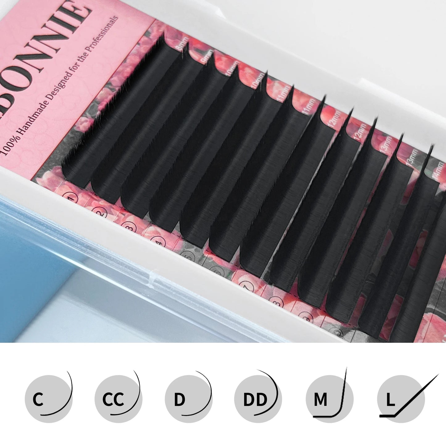 Abonnie Cashmere Easy Fan Lashes Eyelash Extensions Mega Volume Fans All Size Eyelashes Supplies for Eye Beauty