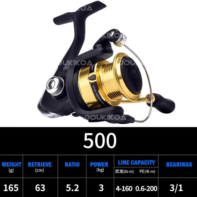 2023 DAIWA RS Fishing Spinning Reel 500 1000 1000C 2500 3000C Fishing Reels 5KG/10KG Power 5.3:1/6.2:1 Seawater Spinning Reels