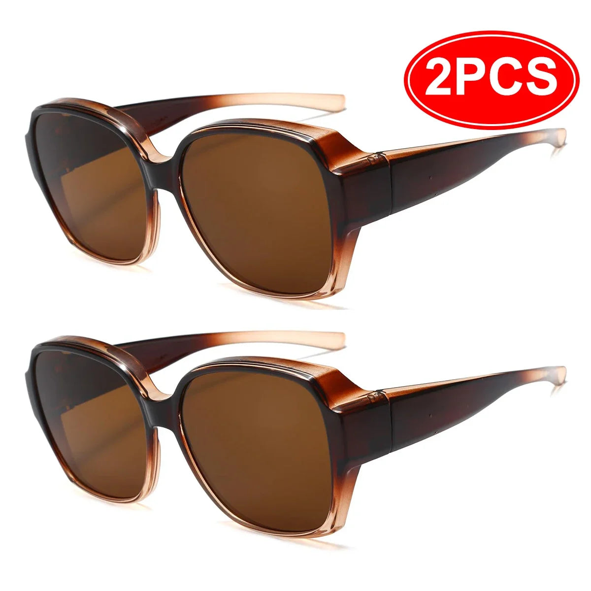 Fit-Over Sunglasses — Wrap-Around UV400 for Prescription Glasses
