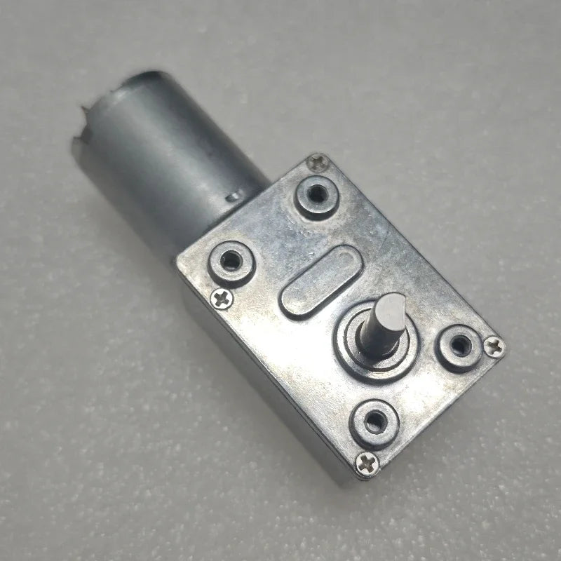 1pcs 370 Reversible High Torque Worm Geared Motor DC 12V Reduction Motor CW/CCW Electric Accessories 6rpm-210rpm