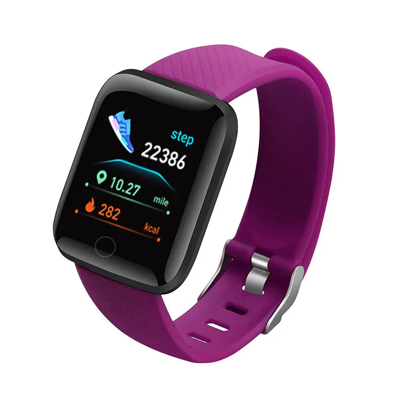 New 116Plus Smart Watch for Men Women Kids Gift Message Remind Music Control Sport Step Calories D13 Smartwatch Alarm Clock