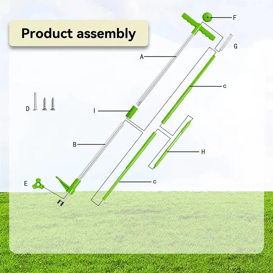 Weed Remover Tool Weeder Hand Rural Tools Field Garden Gardening Accessories Wood Root Removal Weeds Equipment Machine Agronomy