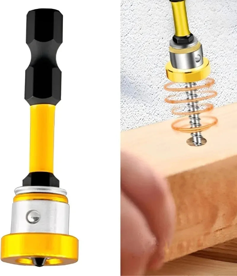 Positioning Screwdriver Bits Steel Magnetic Batch Head For Plasterboard Drywall Locating Batch Head Screws Setter Drilling Tool