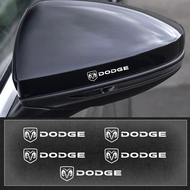Wheel &amp; Body Emblem Decal Stickers - Dodge RAM, Charger, Challenger, Durango