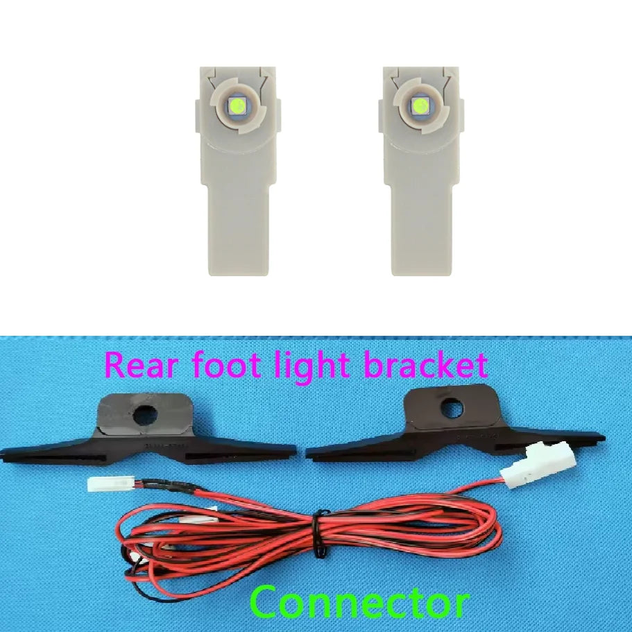 2/4 Pcs 12V LED Inner Ambient light For Toyota/Lexus/Honda/Mazda/Subaru Compatible Illumination Foot Lamp Glove Box Lamp