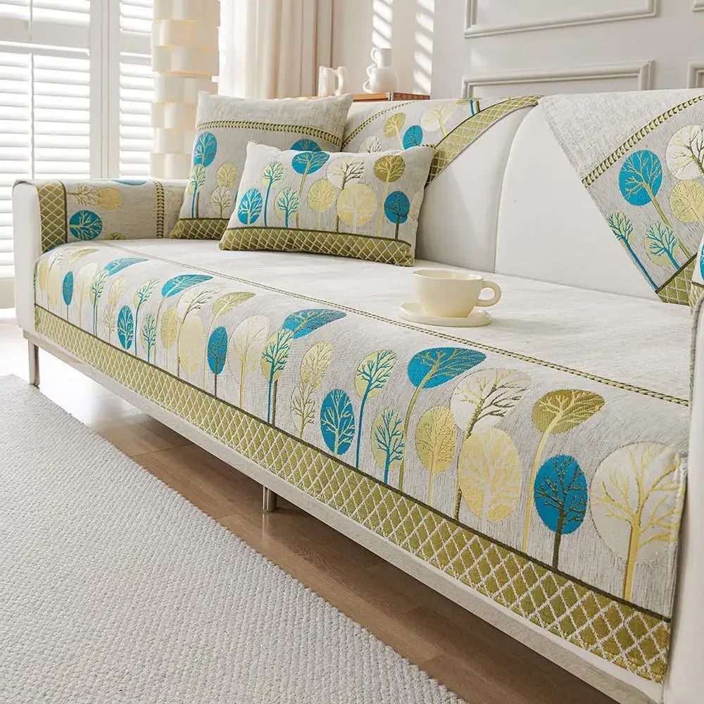 1pcs Chenier Sofa Cover Four Season Universal High-end Anti-skid Seat Mat Nordic Minimalist Modern Backrest Cushion Cloth