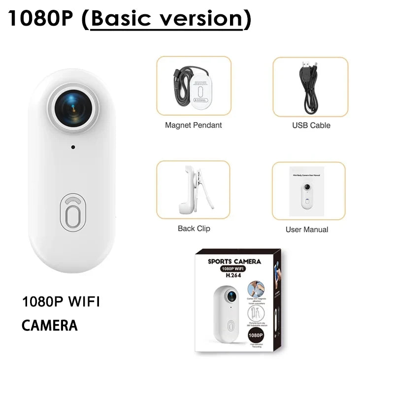 4K Action Camera — Waterproof WiFi Helmet & Motorcycle Body Cam