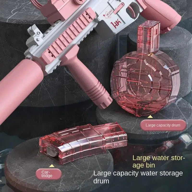 M416 Electric Water Gun — Auto Light-Up Summer Pool Toy