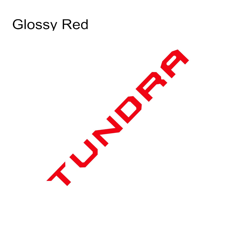 Pickup Tailgate Insert Indent Stickers For Toyota Tundra 2014-2019  Car Decor Decals Vinyl Letter Cover Auto Tuning Accessories