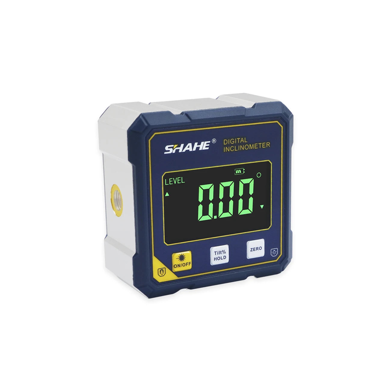 SHAHE Rechargeable Digital Angle Finder with Dual Laser- 4-Side Magnetic Inclinometer Woodworking Measuring Tool Level Box