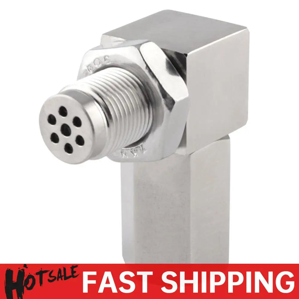 90 Degree CEL Fix Check Engine Light Eliminator Replacement Automotive O2 Sensor Adapter with Mini Catalyst M18 x 1.5