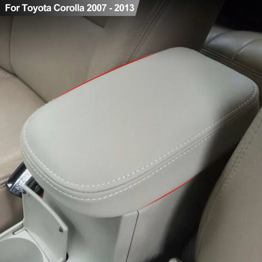 PU Leather Center Console Armrest Cover for Toyota Corolla 2007-2013