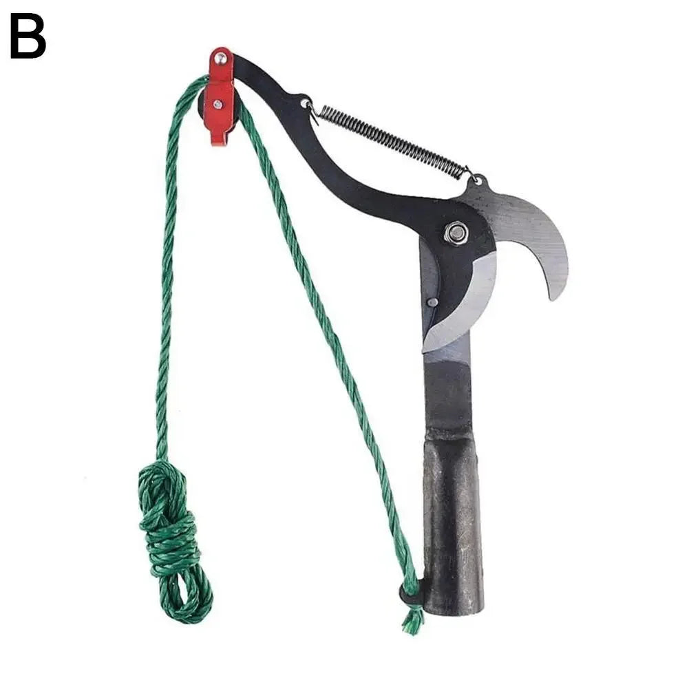 Extendable Tree Pruner – High-Reach Branch Scissors & Saw with Rope, Garden Shears