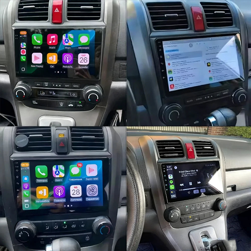 Carplay Car Radio For Honda CR-V 3 RE CRV 2007-2011 Android 16 Multimedia Video Player 2 Din Navigation GPS DVD Head Unit 8Core