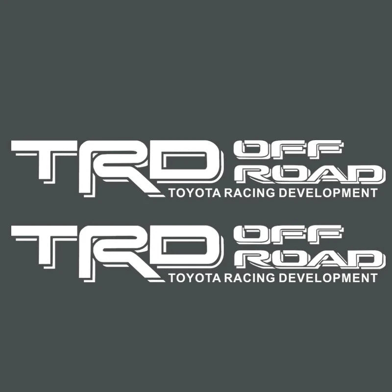 Suitable for Toyota Transit logo TRD OFFROAD modified sticker, personalized decorative body sticker waterproof latte