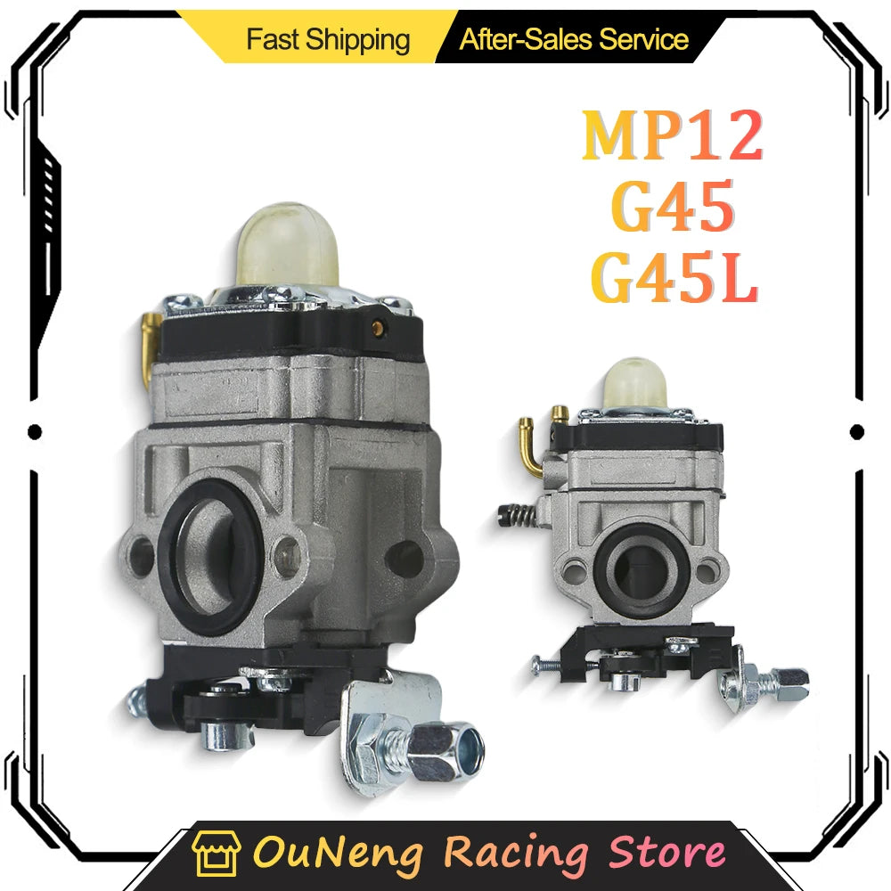 11mm Carburetor Carb 2-Stroke for 22cc 26cc 33cc 34cc Pocket Bikes Chainsaw Mower Hedge Trimmer Brush Cutter