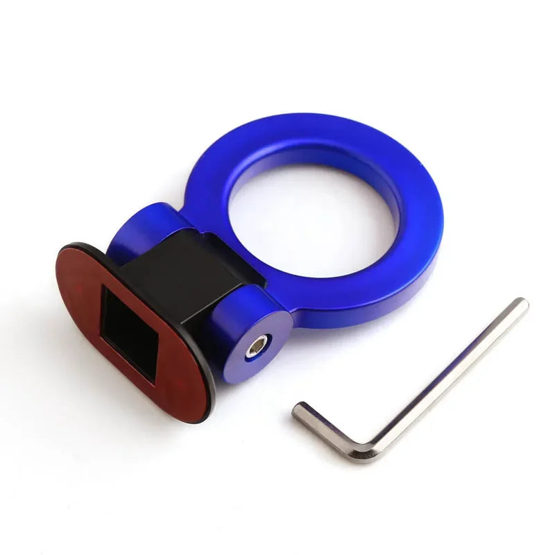 2 Car Style Trailer Hooks Designs，Decorative Car Sticker,Front Rear Trailer,Racing Ring Simulation,Vehicle Trailer Hook
