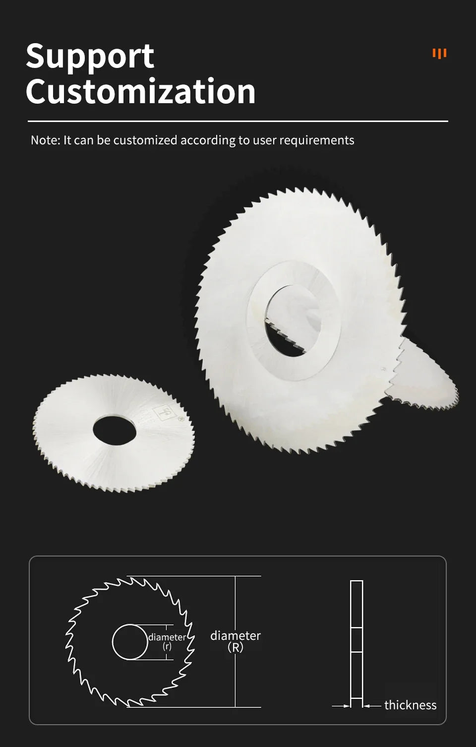 ExactBit HSS Milling Saw Blade — 40–125mm Slotting Cutter