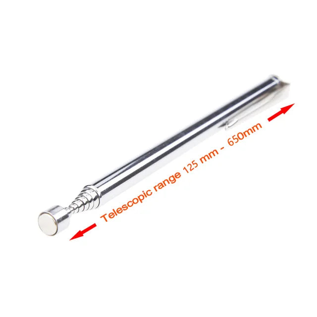 Foldable Strong Magnetic Pickup Tool Metal Flexible Pick Up Tool Suction Bar Magnet Spring Grip Grabber Portable Hand Tools