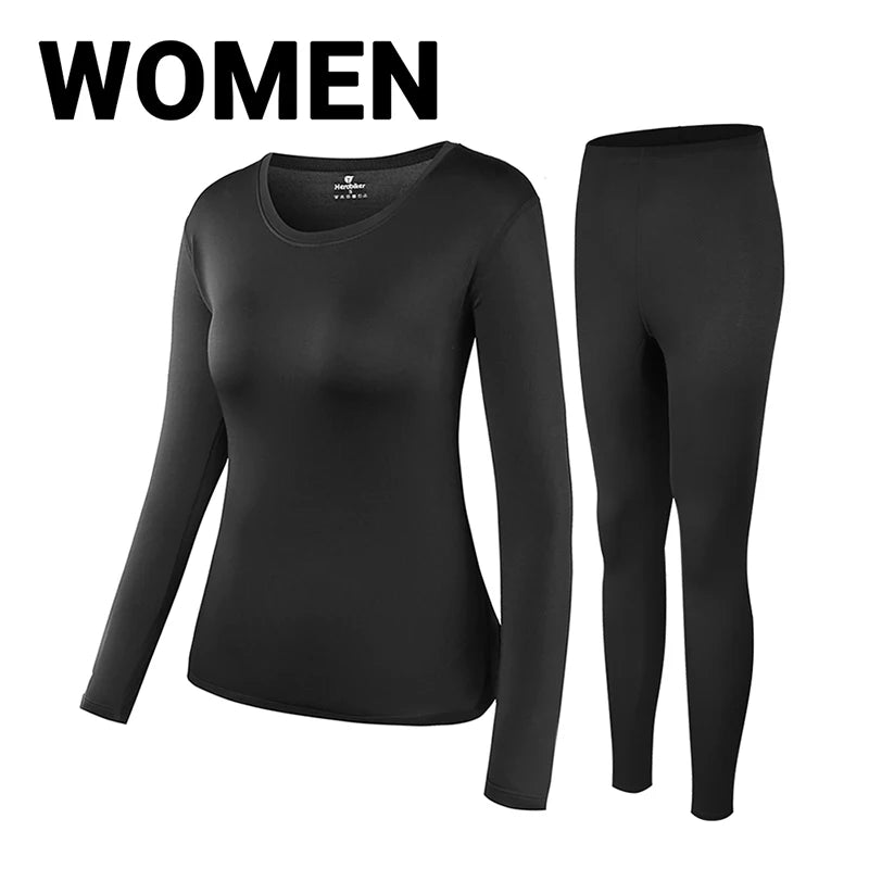 Men's Thermal Underwear Set - Long Johns Top and Bottom Base Layer - photo 12