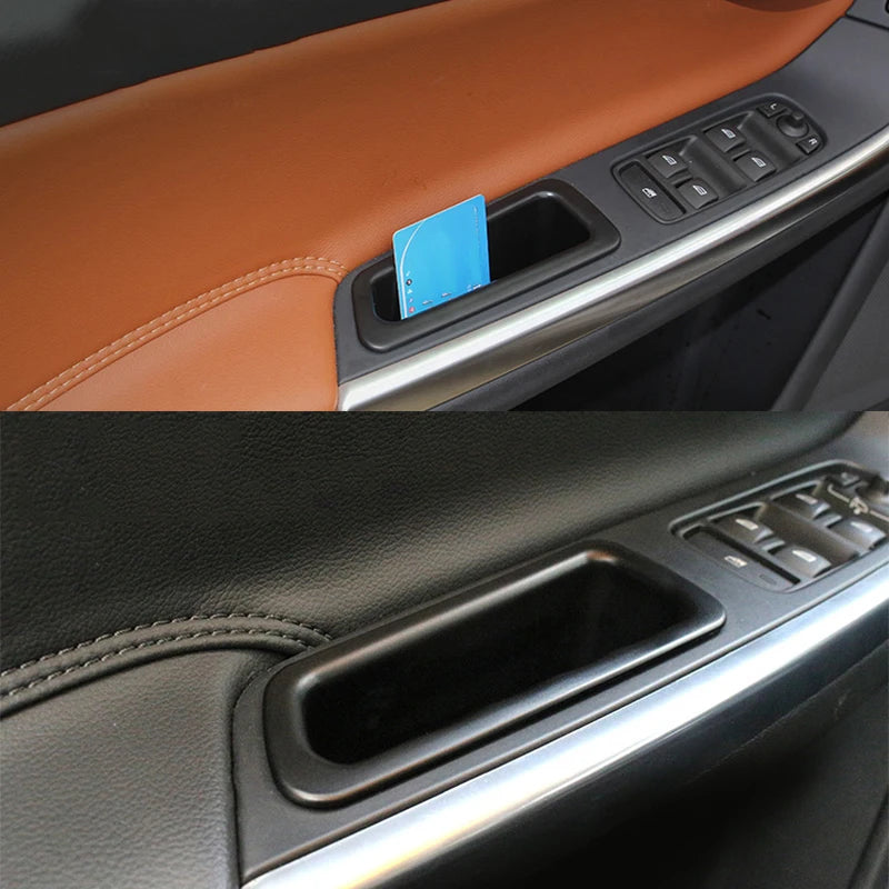 Volvo XC60 2026-2026 Front Door Storage Box – Armrest Handle Holder Container Bin Cup | 2PCS