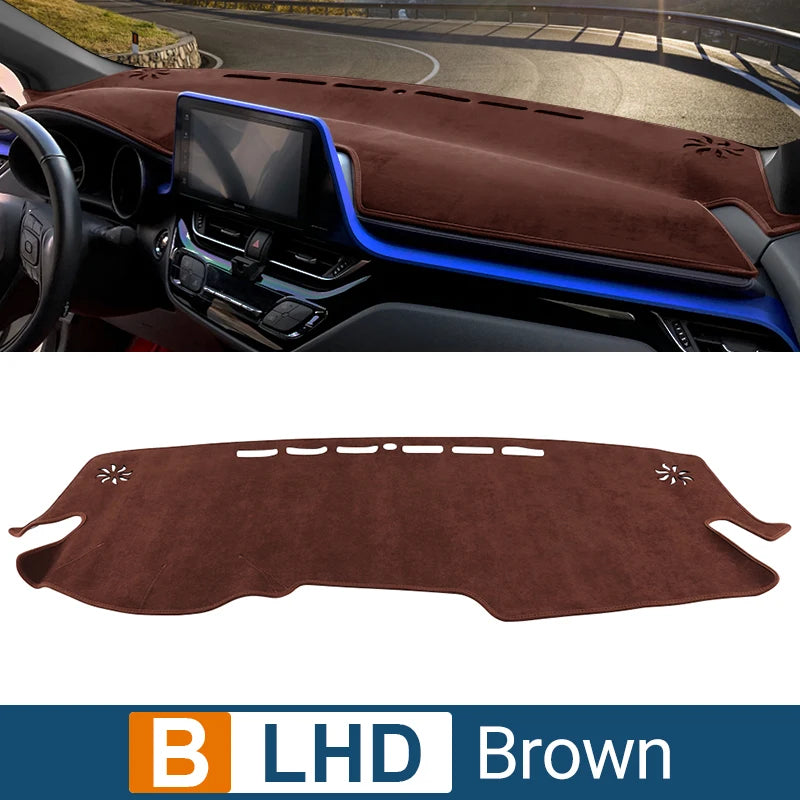 For Toyota CHR C-HR CH R 2016 2017 2018 2019 2020 2021 2022 2023 Car Dashboard Mat Sun Shade Non-Slip Pad Cover Accessories